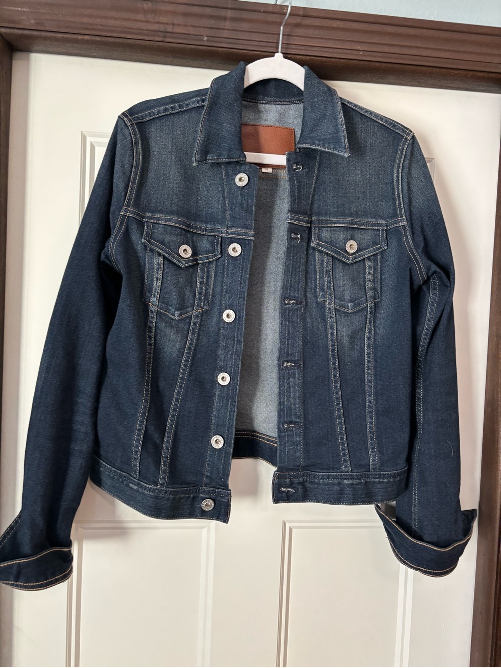 AG Adriano Goldschmied Indigo Denim Jacket sz Medium